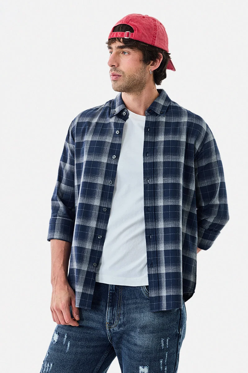 SNITCH Slim Fit 100% Cotton Checks Shirt